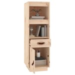 vidaXL Buffet haut 34x40x108 5 cm Bois massif de pin