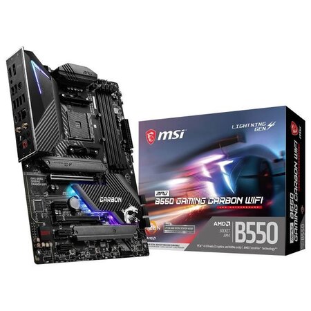 Msi mpg b550 gaming carbon wifi amd b550 emplacement am4 atx