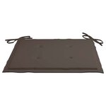 vidaXL Chaises pliables de jardin lot de 4 avec coussins Bois d'acacia