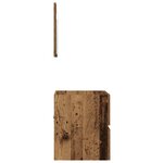 vidaXL Cabinet de Salle de Bain Bois Ancien 41 x 38.5 x 45 cm
