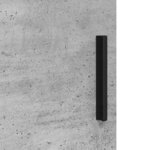 vidaXL Cabinet de salle de bain Gris béton 30 x 31 5 x 61 cm