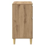 vidaXL Buffet Chêne artisanal 60 x 35 x 70 cm Bois d'ingénierie