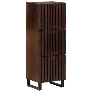 vidaXL Buffet marron 40x34x110 cm bois massif de manguier