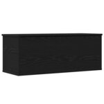 vidaXL Boîte de Rangement Chêne noir 90 x 35 x 35 cm Bois d'ingénierie