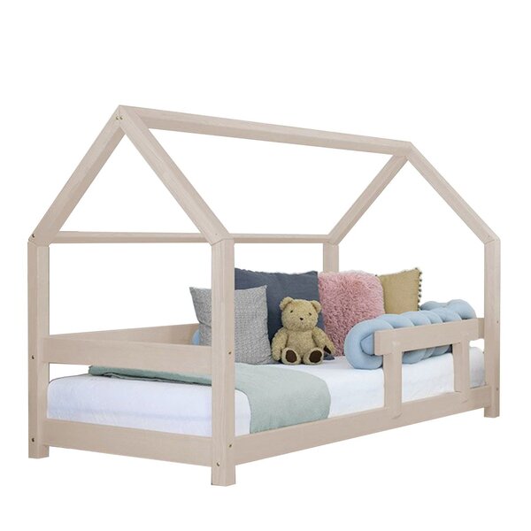 Lit cabane enfant TERY 120 x 200 beige