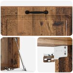 vidaXL Meuble TV mural Bois ancien 98 x 31 x 30 cm Bois d'ingénierie