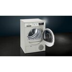 Seche-linge pompe a chaleur siemens wt45hvx0ff - 8 kg - moteur induction - classe a++ - argent/inox