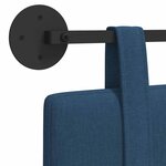 vidaXL Tête de lit suspendue Bleu Tissu