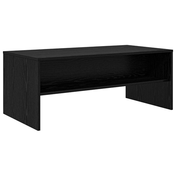 vidaXL Table basse Chêne noir 100 x 50 x 40 cm Bois d'ingénierie