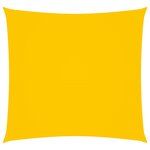 vidaXL Voile de parasol Tissu Oxford carré 5x5 m Jaune