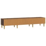 vidaXL Meuble TV 147 x 34 5 x 30 cm Bois ancien Bois d'ingénierie