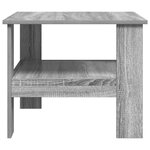 vidaXL Table basse Gris Sonoma 57 x 55 x 45 cm Bois d'ingénierie