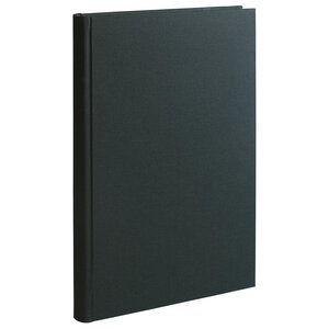 Registre 340x225 Quadrillé 500 Pages Foliotées - Noir Toilé - Le Dauphin
