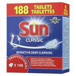 Sun Classique, tablettes de lavage lave-vaisselle cycle court - Baril de 188 pastilles (boîte 188 unités)