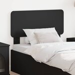 vidaXL Tête de lit Chêne noir 75 cm Bois d'ingénierie