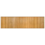 vidaXL Tapis rectangulaire naturel 80x300 cm bambou