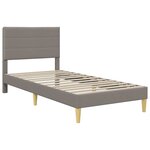 vidaXL Cadre de lit 80 x 200 cm Taupe