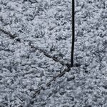 vidaXL Tapis shaggy PAMPLONA poils longs moderne bleu Ø 200 cm