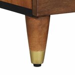 vidaXL Meuble TV Marron miel 70 x 33 x 46 cm Bois de mangue massif