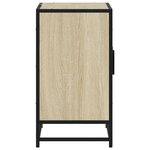 vidaXL Meuble de salle de bain avec lavabo Chêne Sonoma 90 x 33 x 60 cm Bois d'ingénierie