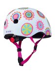 Casque Vélo et Trottinette Doodle Dots  boucle magnétique  lumière LED intégrée  Taille M