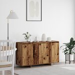 vidaXL Buffet en Bois Ancien Bois ancien Bois massif récupéré