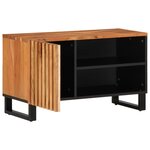 vidaXL Meuble TV 80x34x46 cm bois d'acacia massif