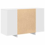 vidaXL Buffet Blanc 120 x 41 x 75 cm Bois d'ingénierie