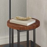 vidaXL Plateau de table Marron Clair Ø 30 x 2 5 cm