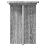 vidaXL Support de Plante 2 pièces Sonoma gris Ø29 5 x 40 cm