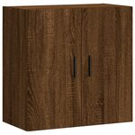 vidaXL Armoire murale chêne marron 60x31x60 cm bois d'ingénierie