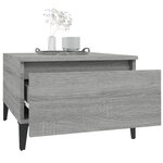 vidaXL Tables d'appoint 2 Pièces Sonoma gris 50x46x35 cm Bois ingénierie