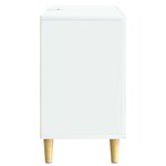vidaXL Buffet Blanc 89 x 34 5 x 60 cm Bois d'ingénierie