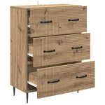 vidaXL Armoire à tiroirs 66 x 34 5 x 89 5 cm Bois d'ingénierie