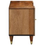 vidaXL Meuble TV 105x33x46 cm Bois massif de manguier