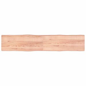 vidaXL Dessus de table bois massif traité bordure assortie
