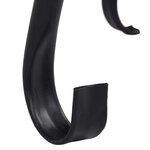 vidaXL Table de foyer mosaïque Noir et blanc 68 cm Céramique