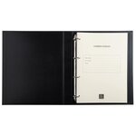 Reliure Registre 32x26cm 4 Anneaux Avec Recharge De 100 Feuillets - Assemblées Générales - Noir - Exacompta