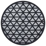 vidaXL Tapis d'extérieur noir Ø200 cm PP