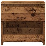 vidaXL Table de chevet vieux bois 40x30x39 cm bois d'ingénierie