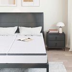 vidaXL Matelas 2 Pièces Blanc et Gris 70 x 190 cm Printemps Bonell