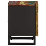 vidaXL Tables de chevet 2 Pièces 40x34x46 cm bois massif de récupération