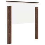 vidaXL Tête de lit avec tête de lit Chêne brun 90 cm Bois d'ingénierie