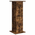 vidaXL Support de Plante 2 pc Chêne fumé 30 5 x 30 x 80 5 cm