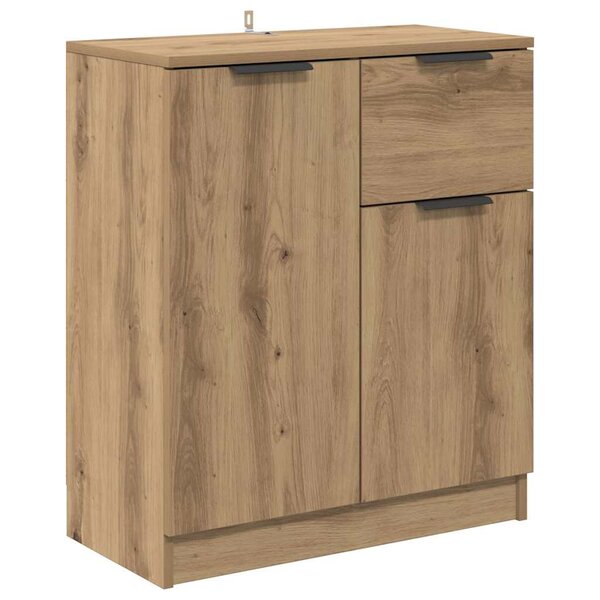vidaXL Buffet chêne artisanal 60 x 30 x 70 cm Bois d'ingénierie