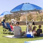 Sport-Brella Parasol de plage Core Bleu chiné 182 cm