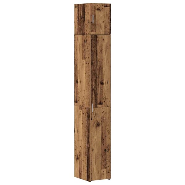 vidaXL Cabinet de rangement slim Bois ancien 30 x 42.5 x 225 cm