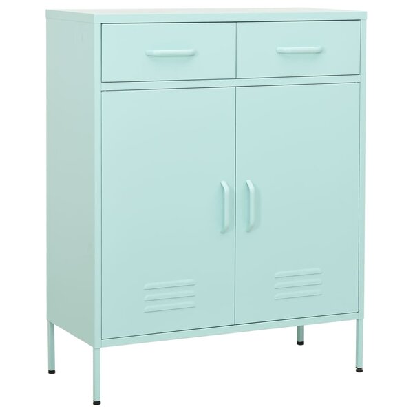 vidaXL Armoire de rangement Vert menthe 80x35x101 5 cm Acier