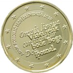 Slovénie 2020 - euro commémorative dorée à  l'or fin 24 carats