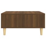 vidaXL Table basse chêne marron 60x60x30 cm bois d'ingénierie